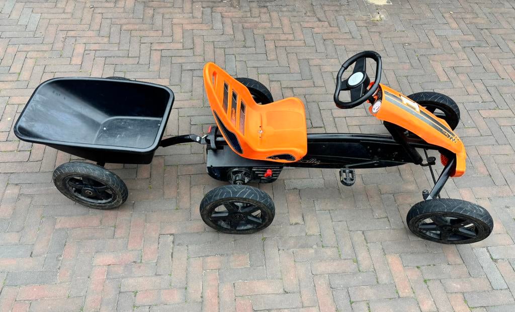 Berg Rally Orange skelter met aanhanger en montageset, Kinderen en Baby's, Speelgoed | Buiten | Skelters, Ophalen, Gebruikt, Berg