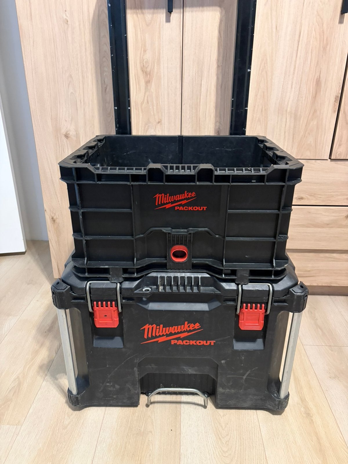 Milwaukee Packout Trolley en Bak, Ophalen, Zo goed als nieuw