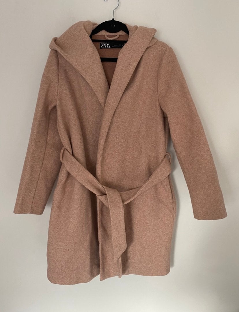 Winterjas dames. Maat s, Verzenden, Zara, Zo goed als nieuw, Roze