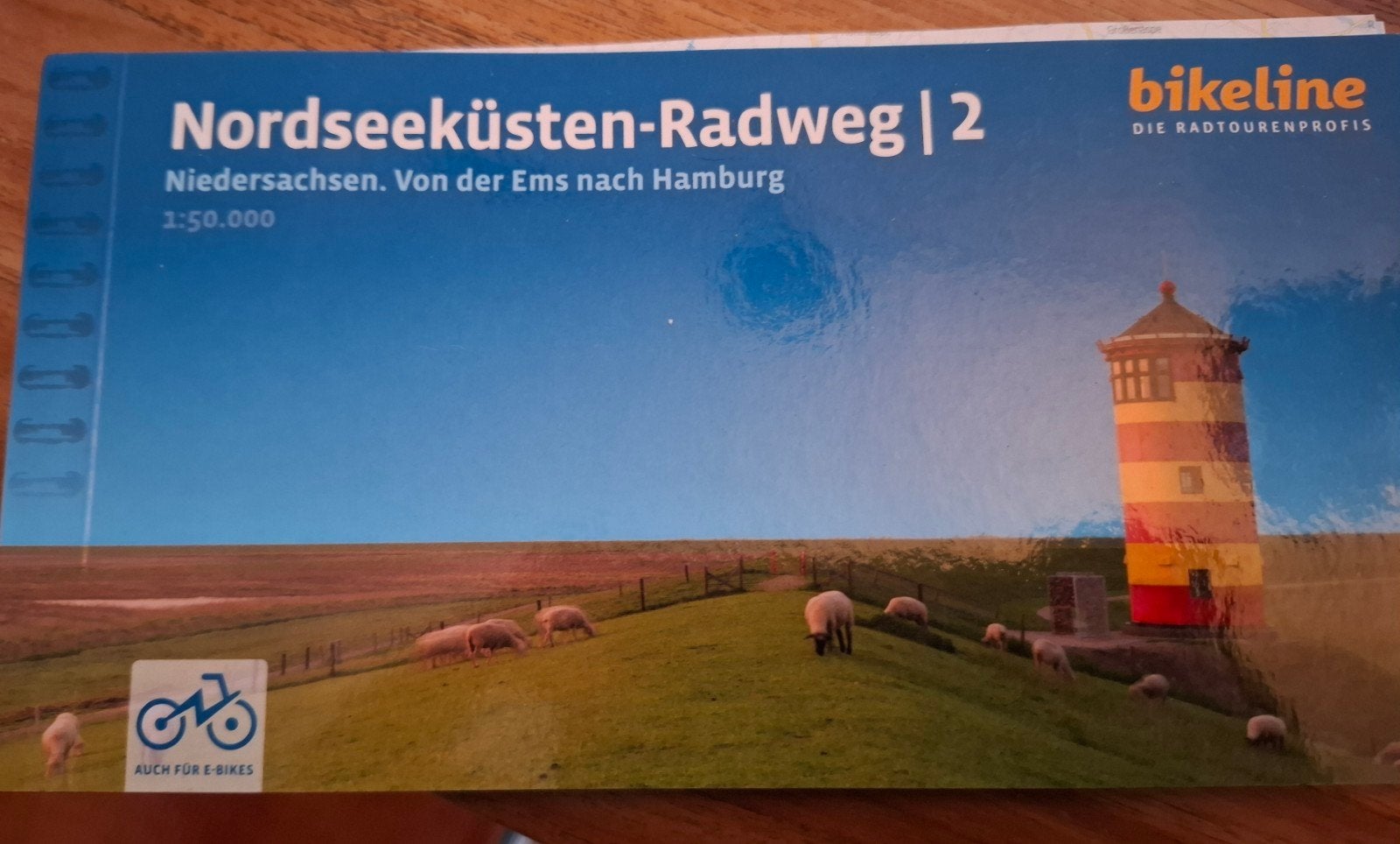 Bikeline Nordseeküsten-Radweg 2, Boeken, Overige merken, Fiets- of Wandelgids, Europa, Nieuw