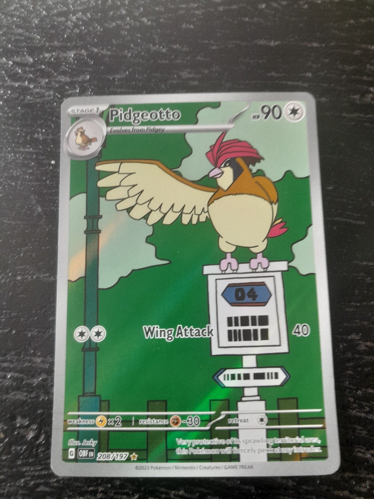 Pidgeotto 208/197 Reverse Holo - Obsidian Flames, Ophalen of Verzenden