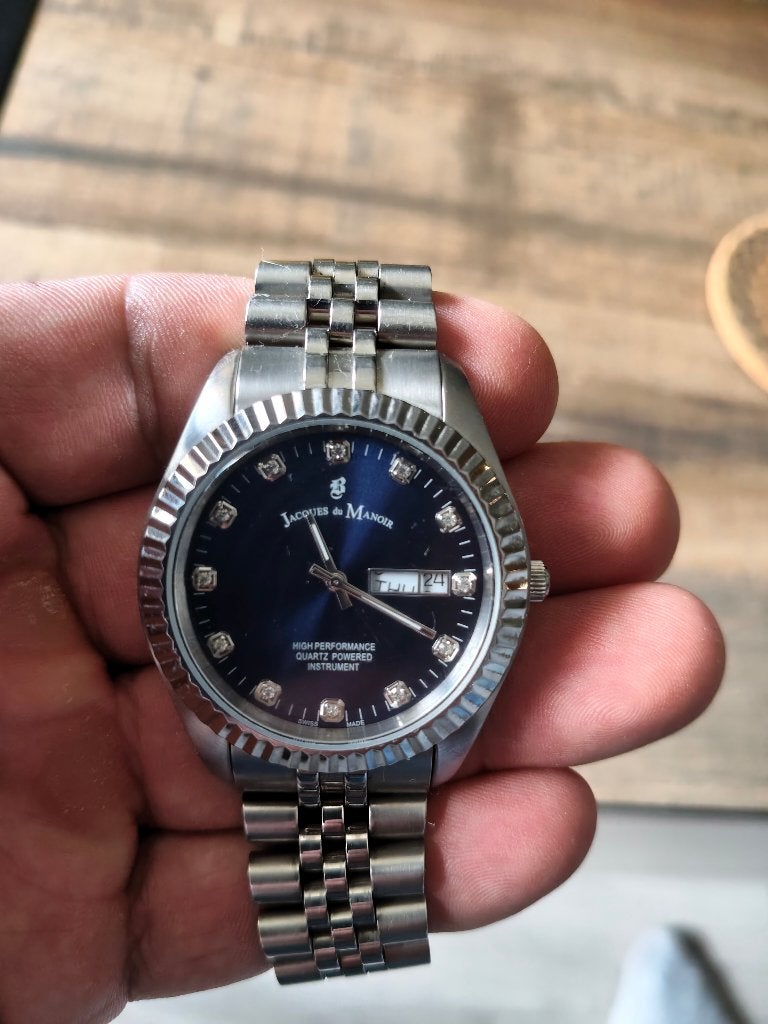 Jacques du Manoir horloge – Swiss Made, Overige merken, Staal, Staal, Polshorloge
