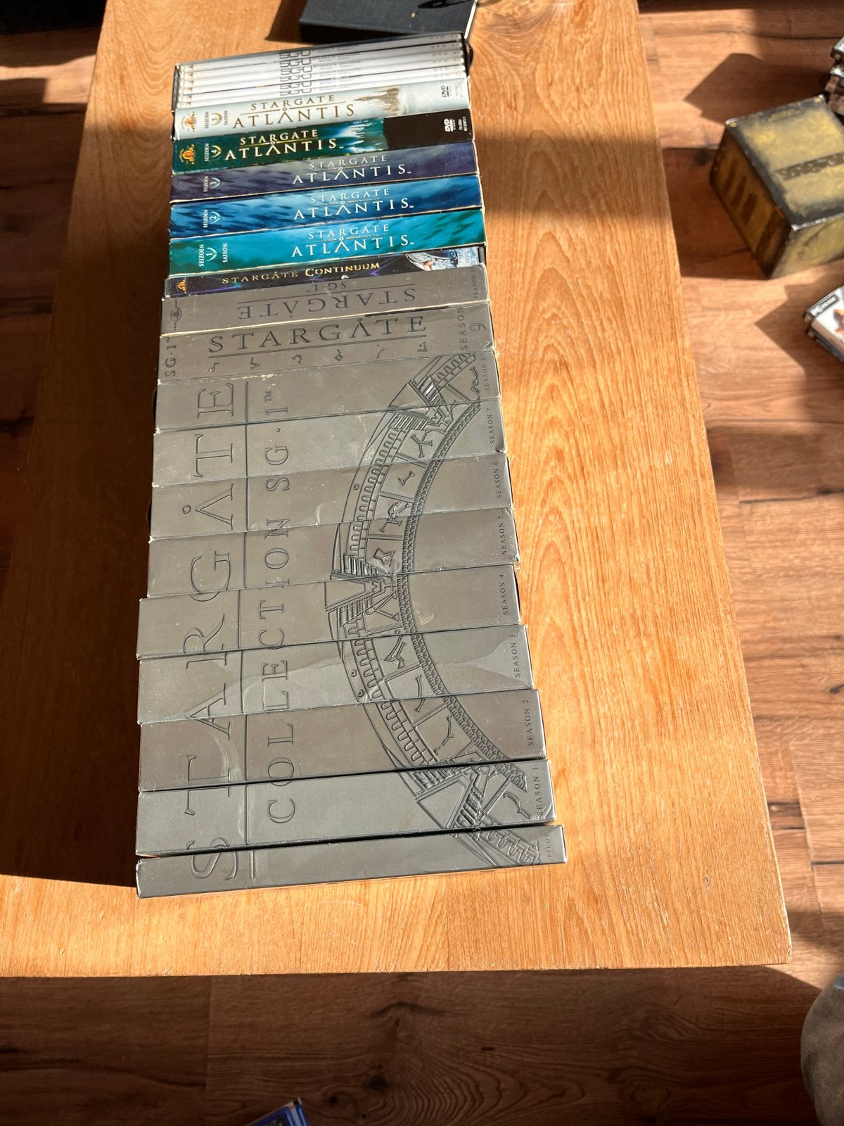 Stargate SG-1 Complete Collectie & Stargate Atlantis DVD's, Ophalen, Gebruikt, Science Fiction en Fantasy, Vanaf 12 jaar