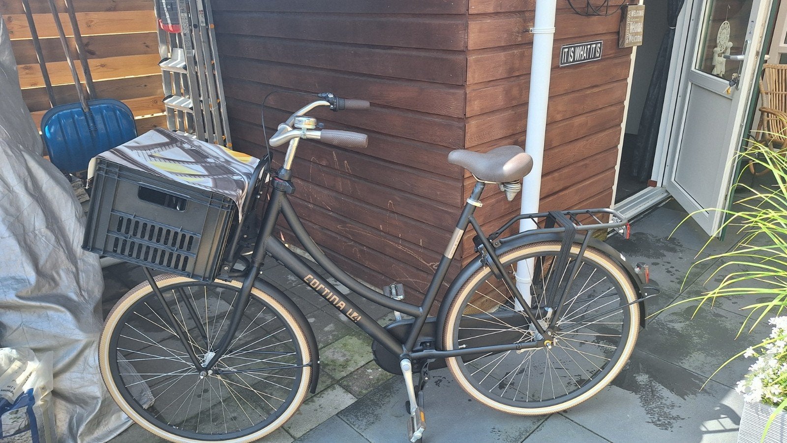 Cortina U4 Transportfiets Dames - Zo goed als nieuw, Fietsen en Brommers, Fietsen | Dames | Damesfietsen, Terugtraprem, 53 tot 56 cm