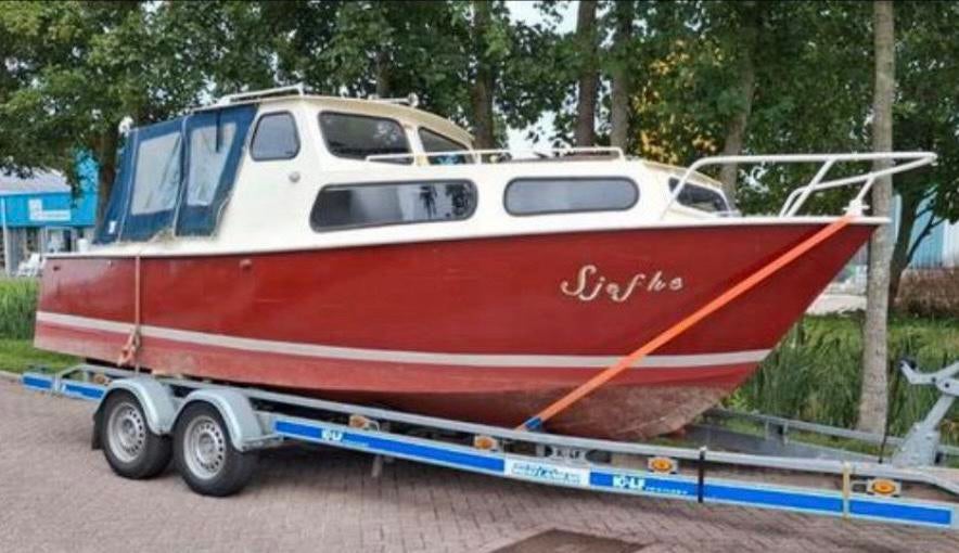 PEEREBOOM KRUISER TE KOOP., Watersport en Boten, Motorboten en Motorjachten, Overige merken, Gebruikt, Buitenboordmotor, Kruiser