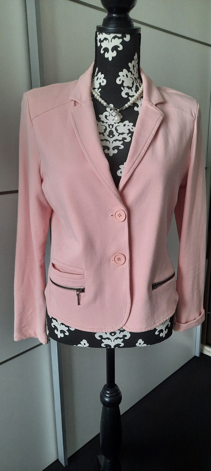 Enjoy oud roze dames blazer mt L, Kleding | Dames, Verzenden, Maat 42/44 (L), Enjoy, Zo goed als nieuw