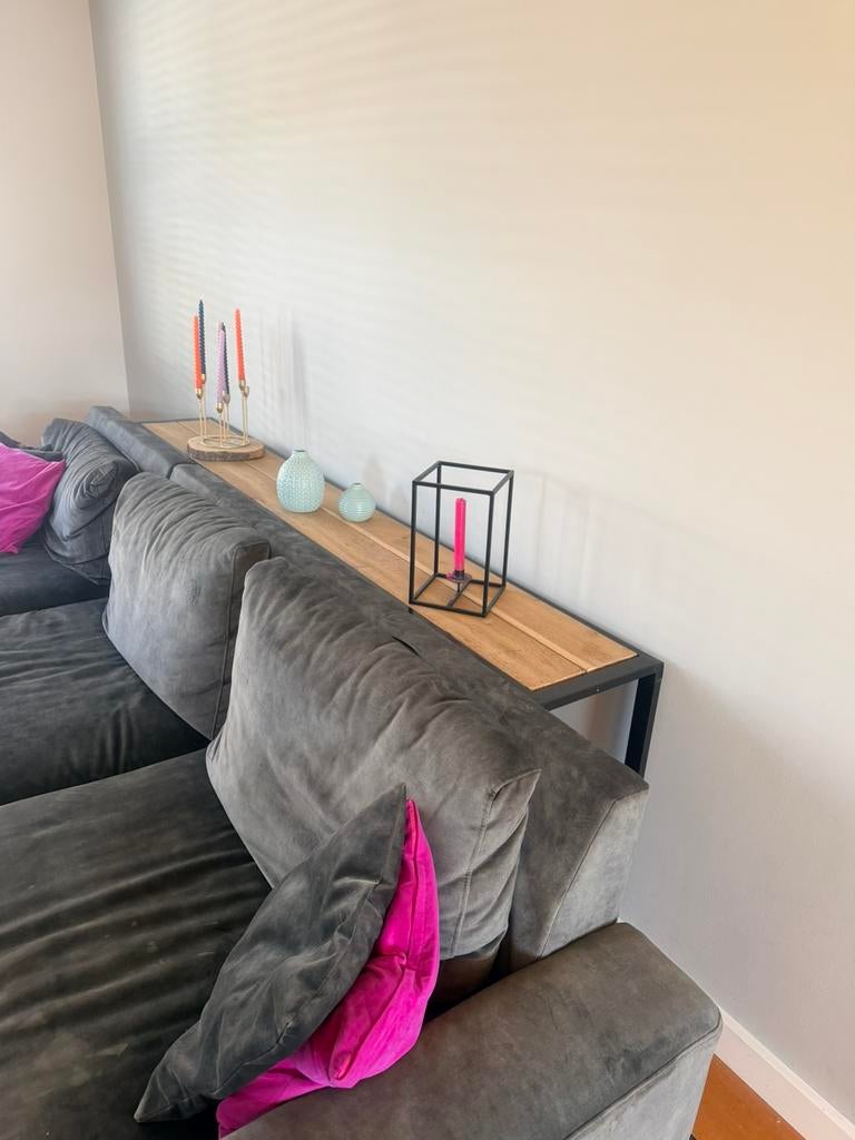 Side table, Ophalen, Gebruikt, Eikenhout, 200 cm of meer