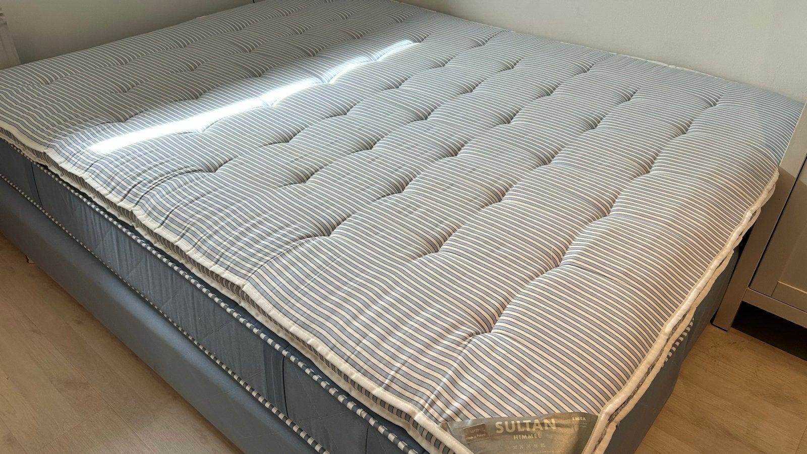 IKEA Sultan Himmel Matras 160x200 cm met topper, Ophalen, Gebruikt, Tweepersoons, Matras