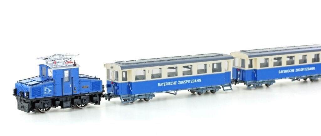 Hobbytrain H43105S Zugspitzbahn AEG Tal-Lok met 2 rijtuigen, Overige merken, Lemke Collection GmbH, Treinset, Gelijkstroom
