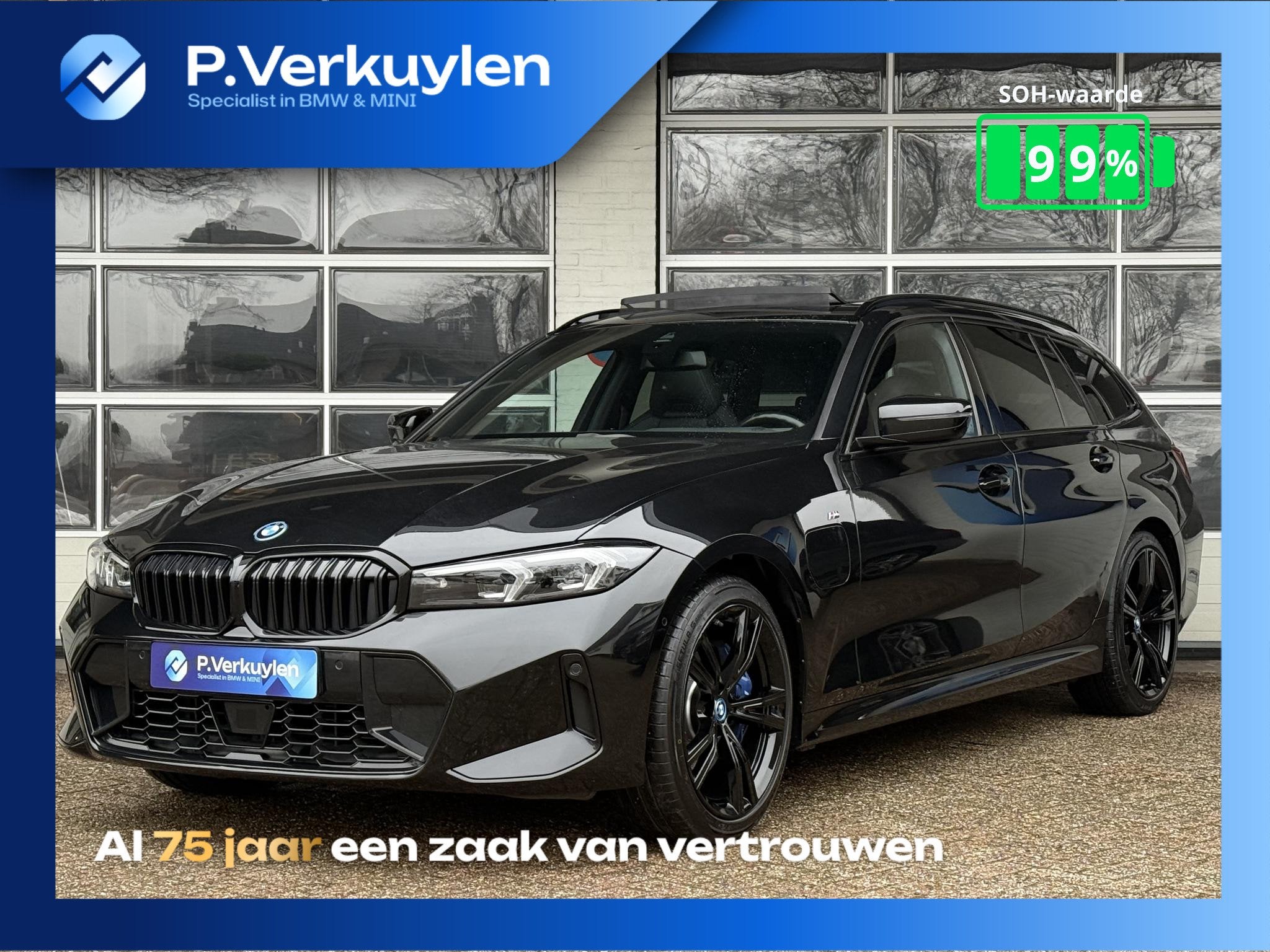 BMW 3-serie Touring 330e M SPORT PRO LCI | M STOELEN | MEMOR, Automaat, 1998 cc, Gebruikt, 4 cilinders