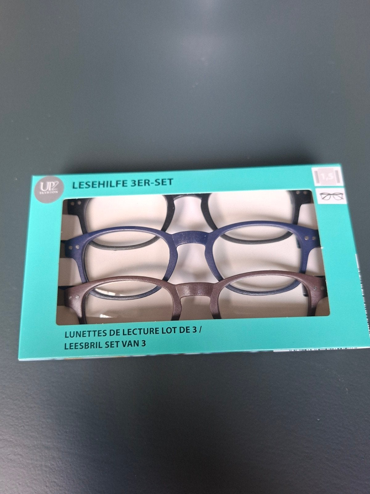 Leesbril Set van 3 - Diverse Kleuren 1,5, Overige merken, Overige kleuren, Nieuw, Ophalen of Verzenden