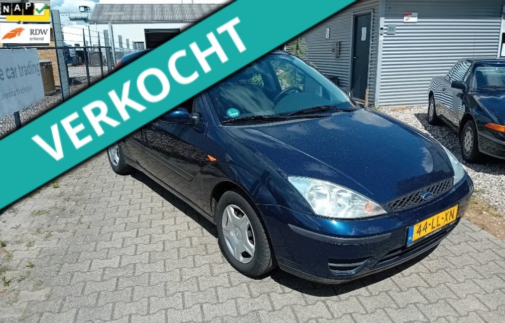 Ford Focus 1.6 I Trend 5D 2003 Blauw TREKHAAK!! APK 17-11-26, Auto's, 1596 cc, Sound system, Blauw, 100 pk