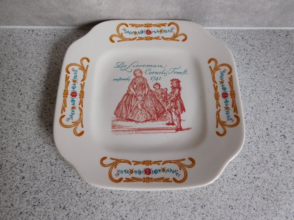 Bord 15 cm. de Liereman Boch Belgium, Ophalen of Verzenden