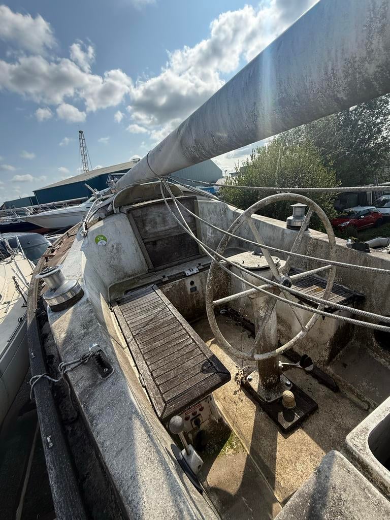 Zeilboot 38ft opknapper, Ophalen of Verzenden, Gebruikt, Polyester, Overige brandstoffen