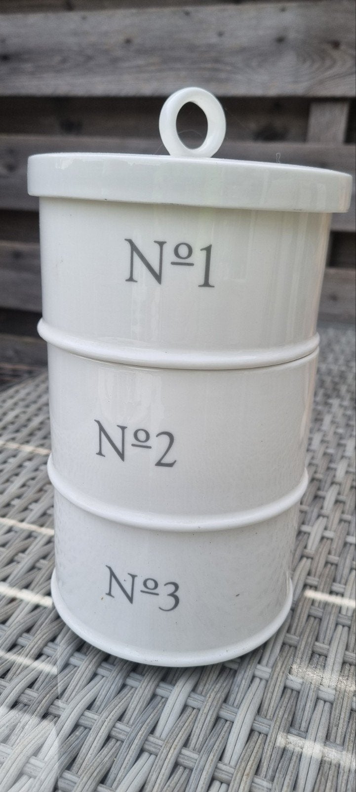 Riviera Maison Love It Storage Jar - Voorraadpot, Ophalen of Verzenden, Wit, Steen/keramiek, Landelijk