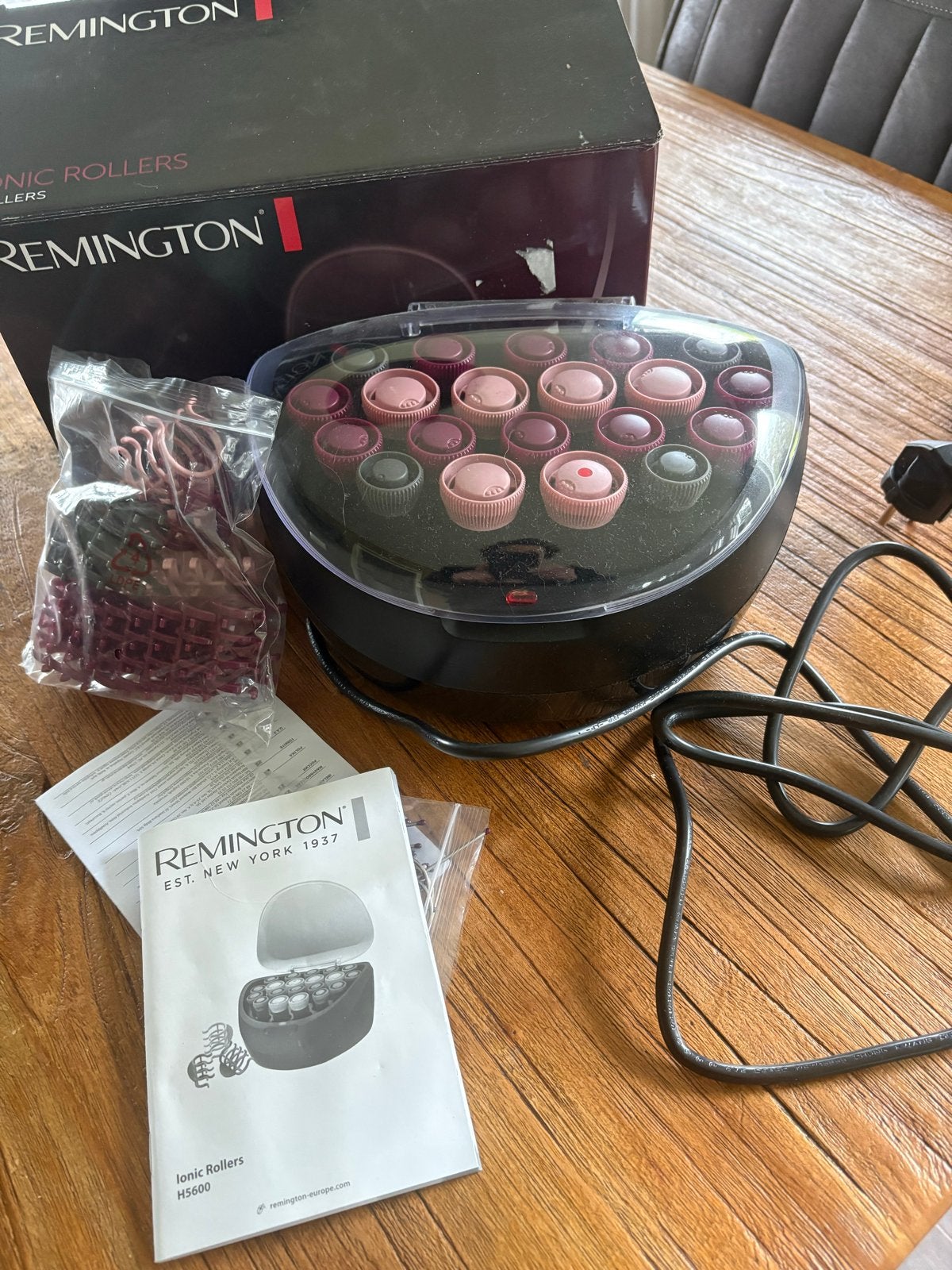 Remington Ionic Rollers HS5600 - Krulset, Ophalen of Verzenden, Zo goed als nieuw, Krultang of Stijltang