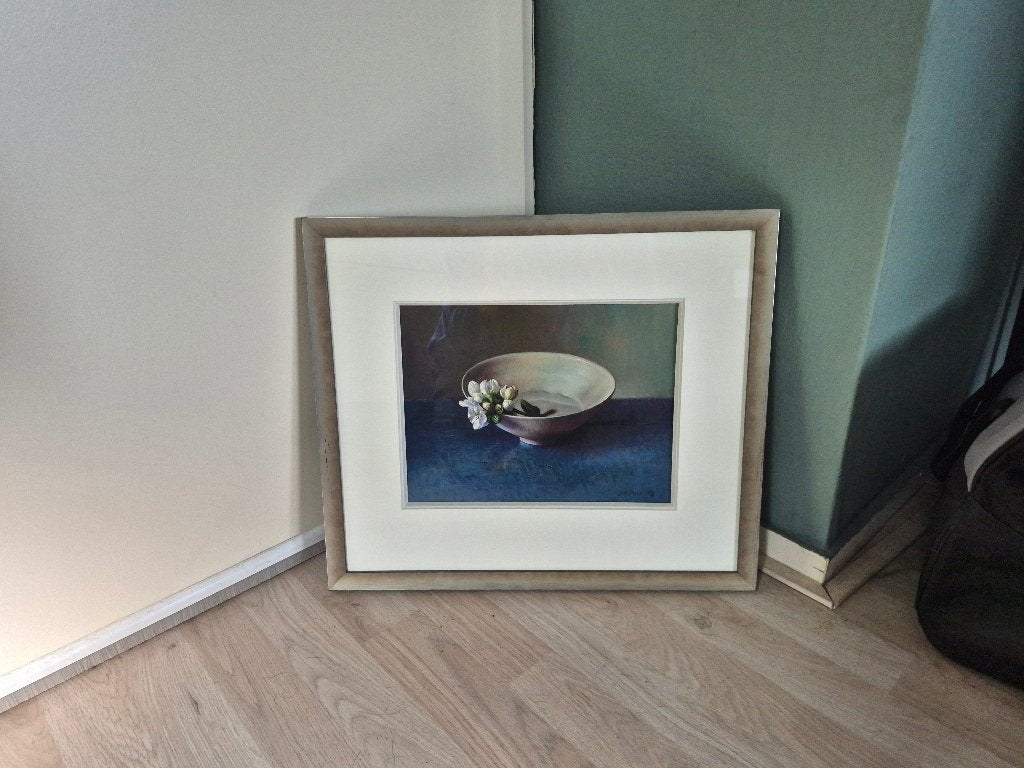 Ingelijste Giclée “Eerste bloesem” Jef Diels certificaat, Ophalen, Overige onderwerpen, Giclee, Gelimiteerde oplage