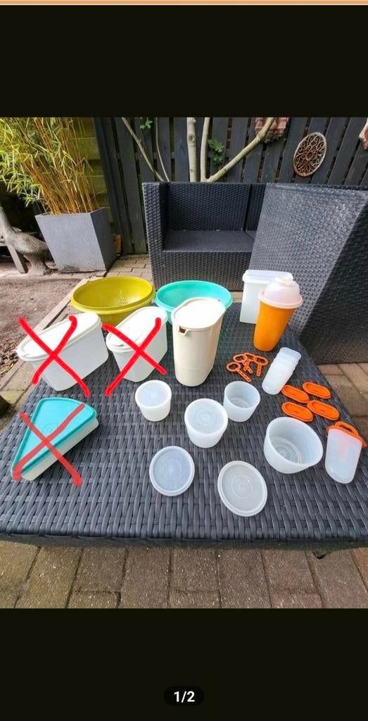 Diverse vintage Tupperware items, Ophalen of Verzenden
