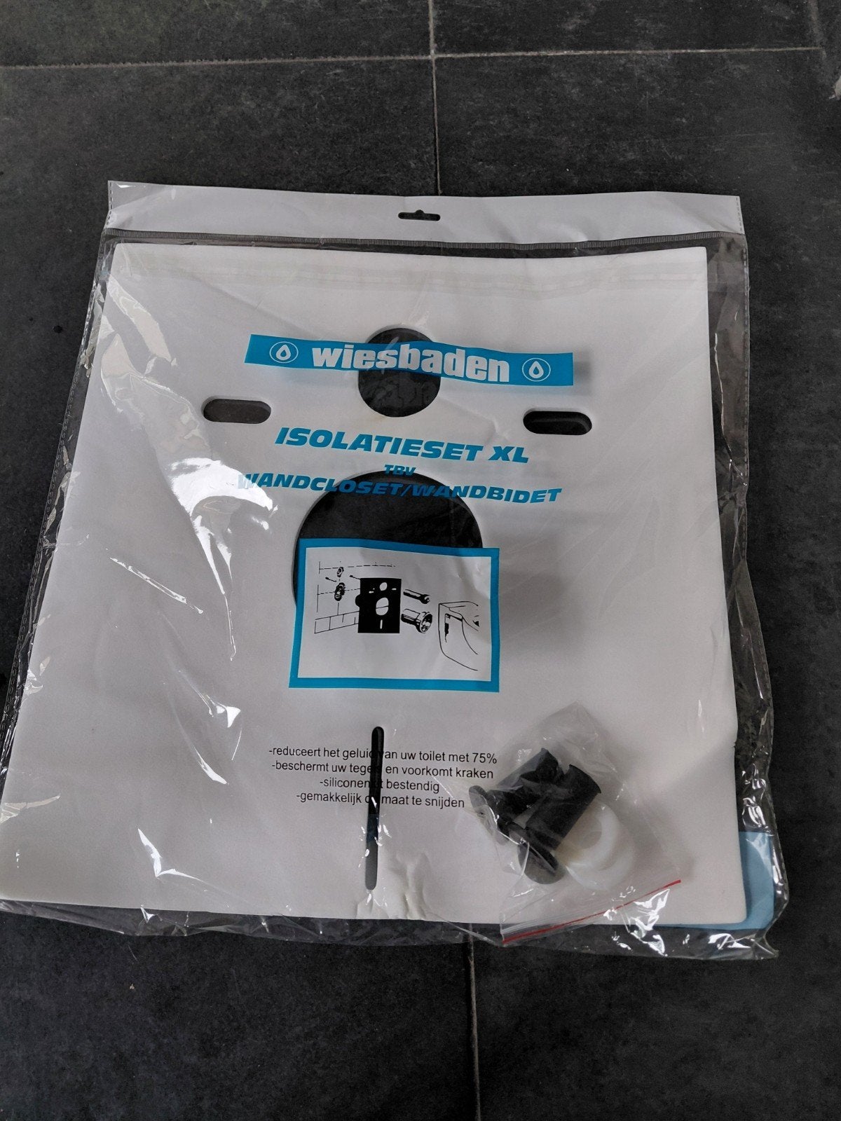 isolatieset XL voor wandcloset, Doe-het-zelf en Verbouw, Ophalen, Nieuw, Toilet