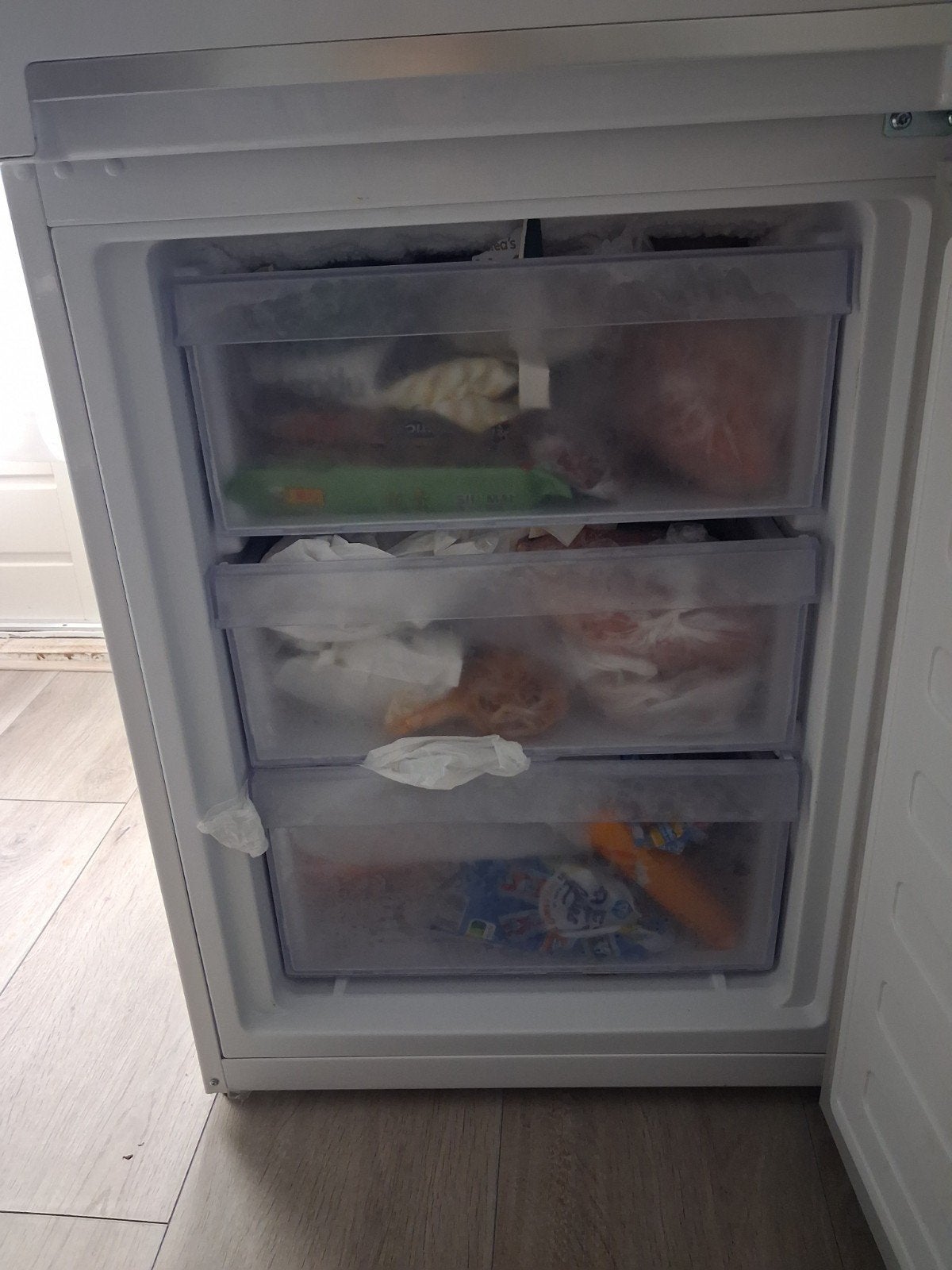 beko koelkast, Ophalen, Gebruikt, Minder dan 60 cm, 160 cm of meer