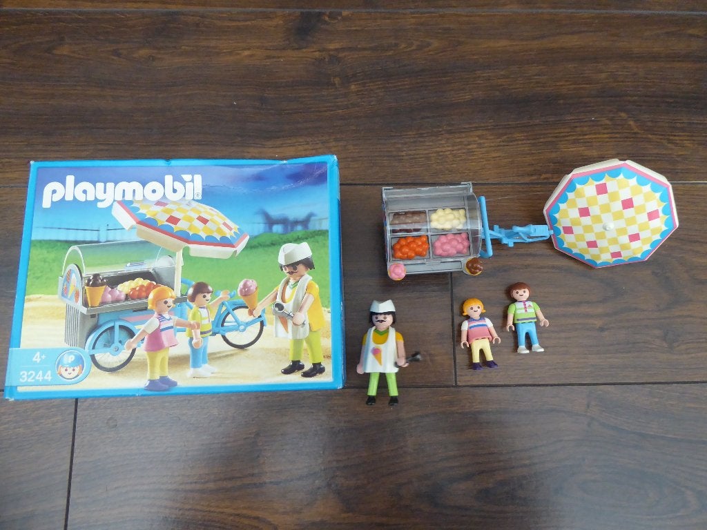 Playmobil 3244 ijskraam, Complete set, Overige typen, Ophalen of Verzenden, Zo goed als nieuw