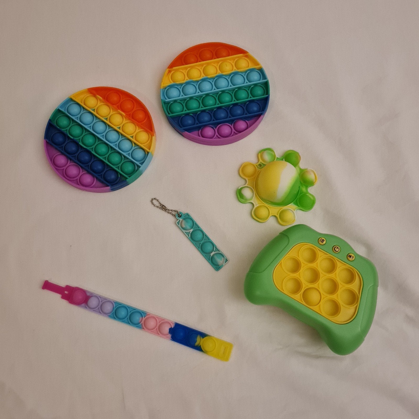 Pop-it Pop-it Fidget Speelgoed Set - Stressvermindering, Ophalen of Verzenden, Jongen of Meisje