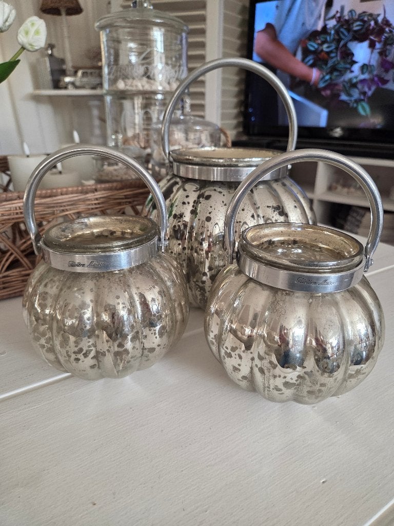 Riviera maison  3 delige pumpkin  latern set, Ophalen of Verzenden