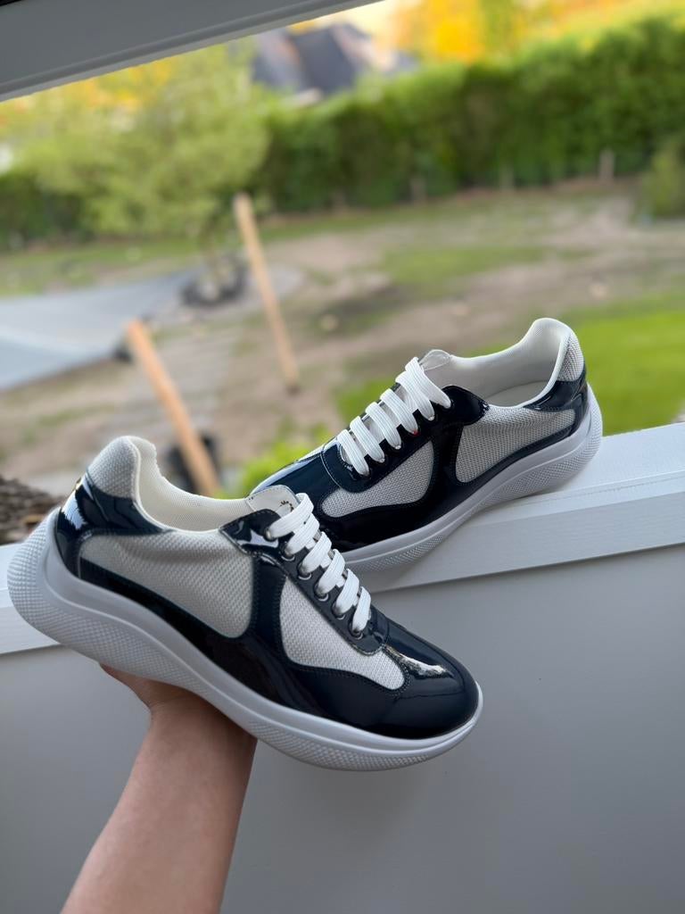 Prada Cup Sneakers – Navy Blue – Maat 44, Kleding | Heren, Schoenen, Nieuw, Veterschoenen, Overige kleuren, Verzenden