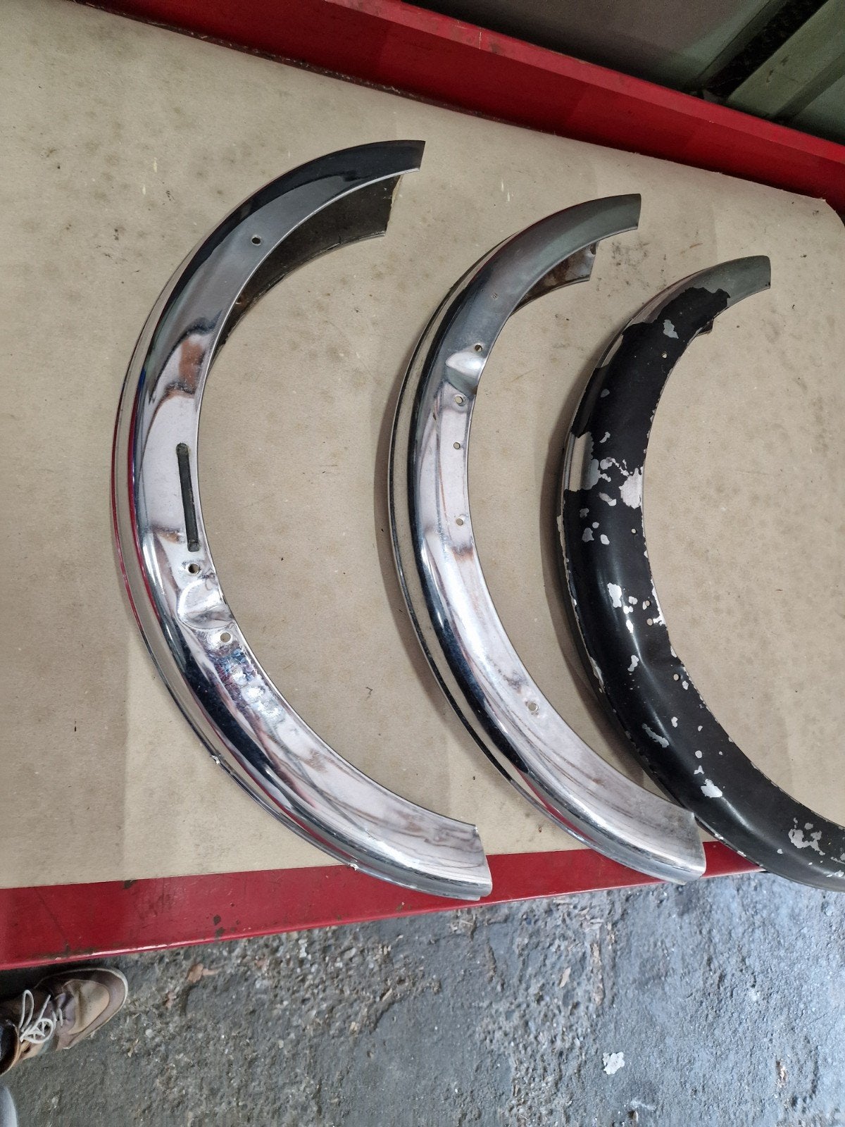 Puch MS, Tomos 3L, voorspatborden 3x goed te gebruiken., Ophalen, Gebruikt, Puch