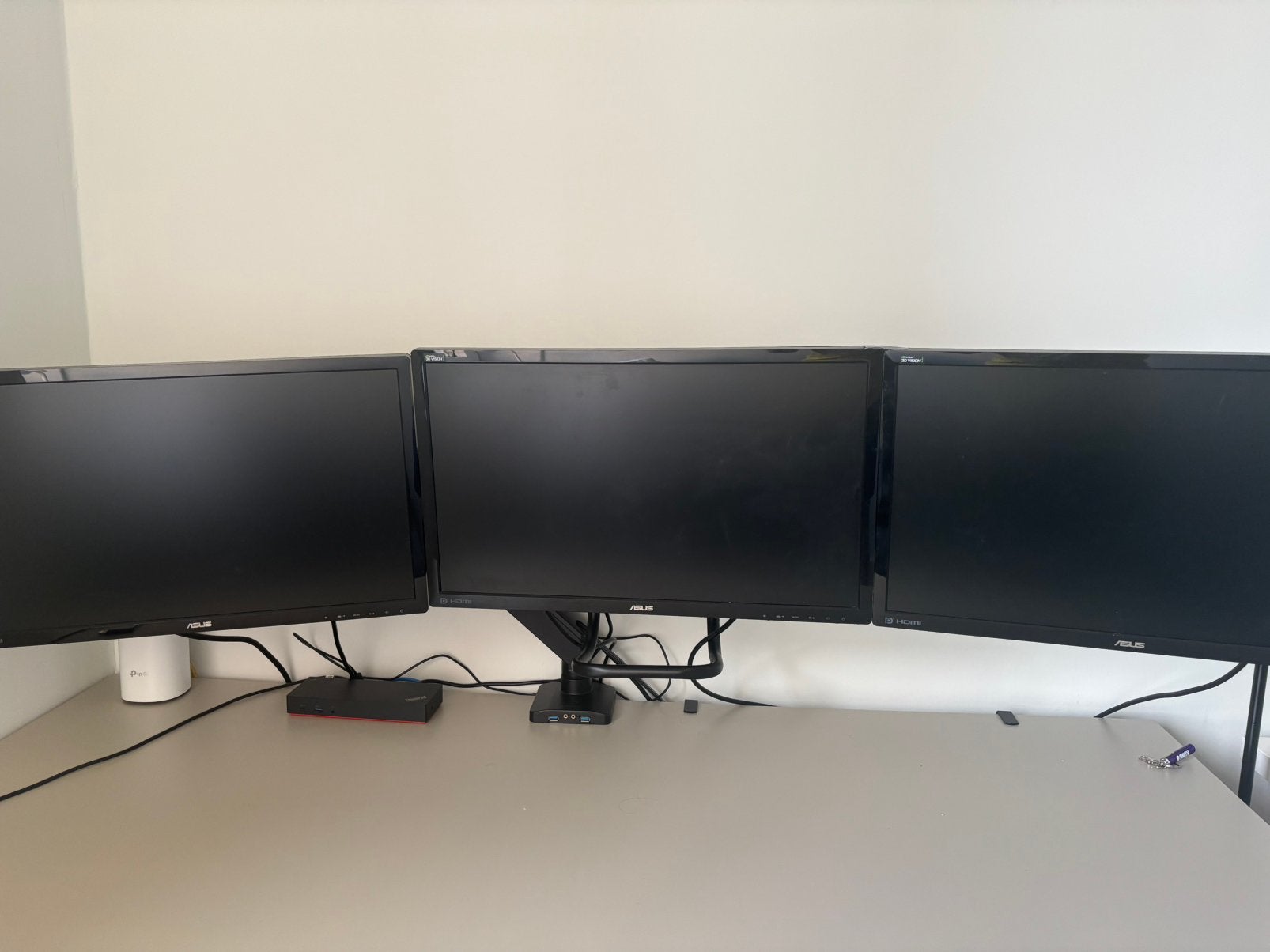 3x Asus VG248QE & Alberenz arm stand, Computers en Software, Monitoren, Ophalen, Zo goed als nieuw, Overige typen, Onbekend
