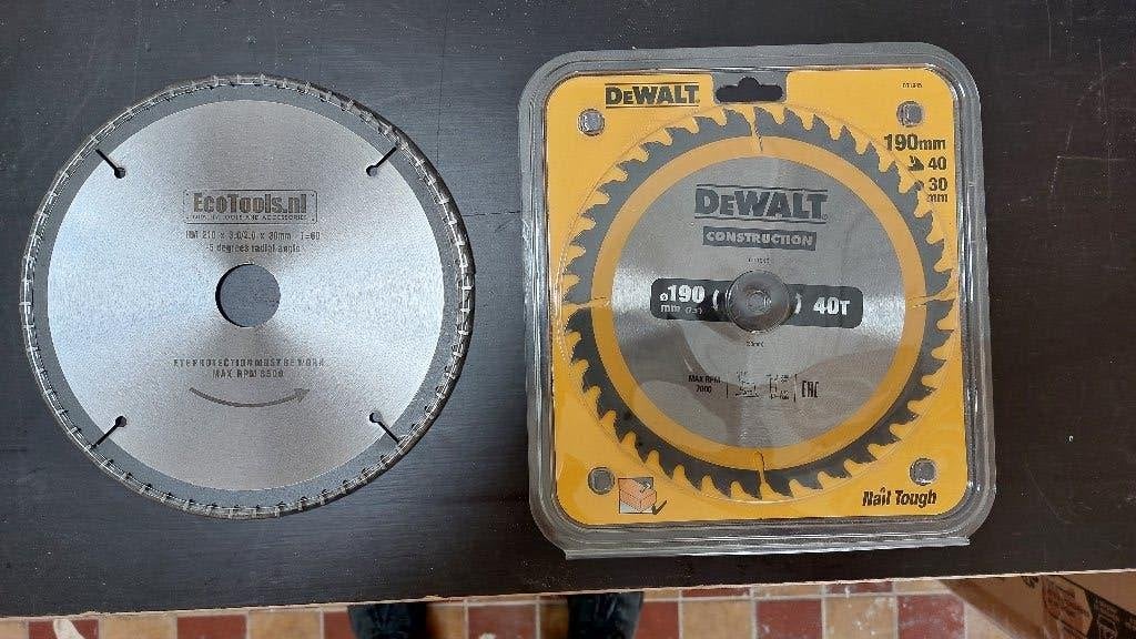 Cirkelzaag bladen, Doe-het-zelf en Verbouw, Gereedschap | Zaagmachines, Ophalen, DeWalt, Overige typen, Nieuw