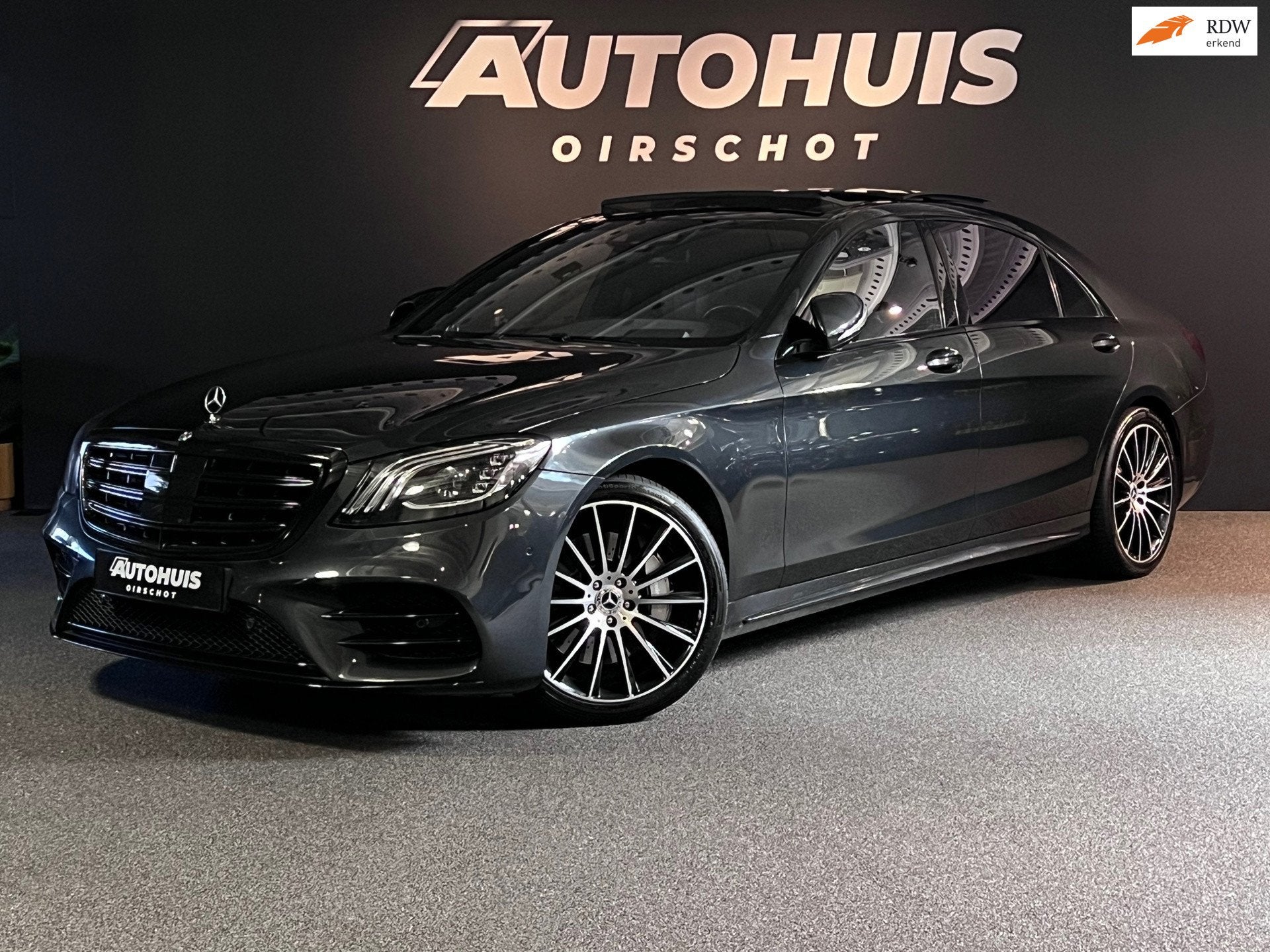 Mercedes-Benz S-klasse 560 e Lang Premium Plus AMG line Pano, Auto's, Automaat, Achterwielaandrijving, Gebruikt, 2996 cc