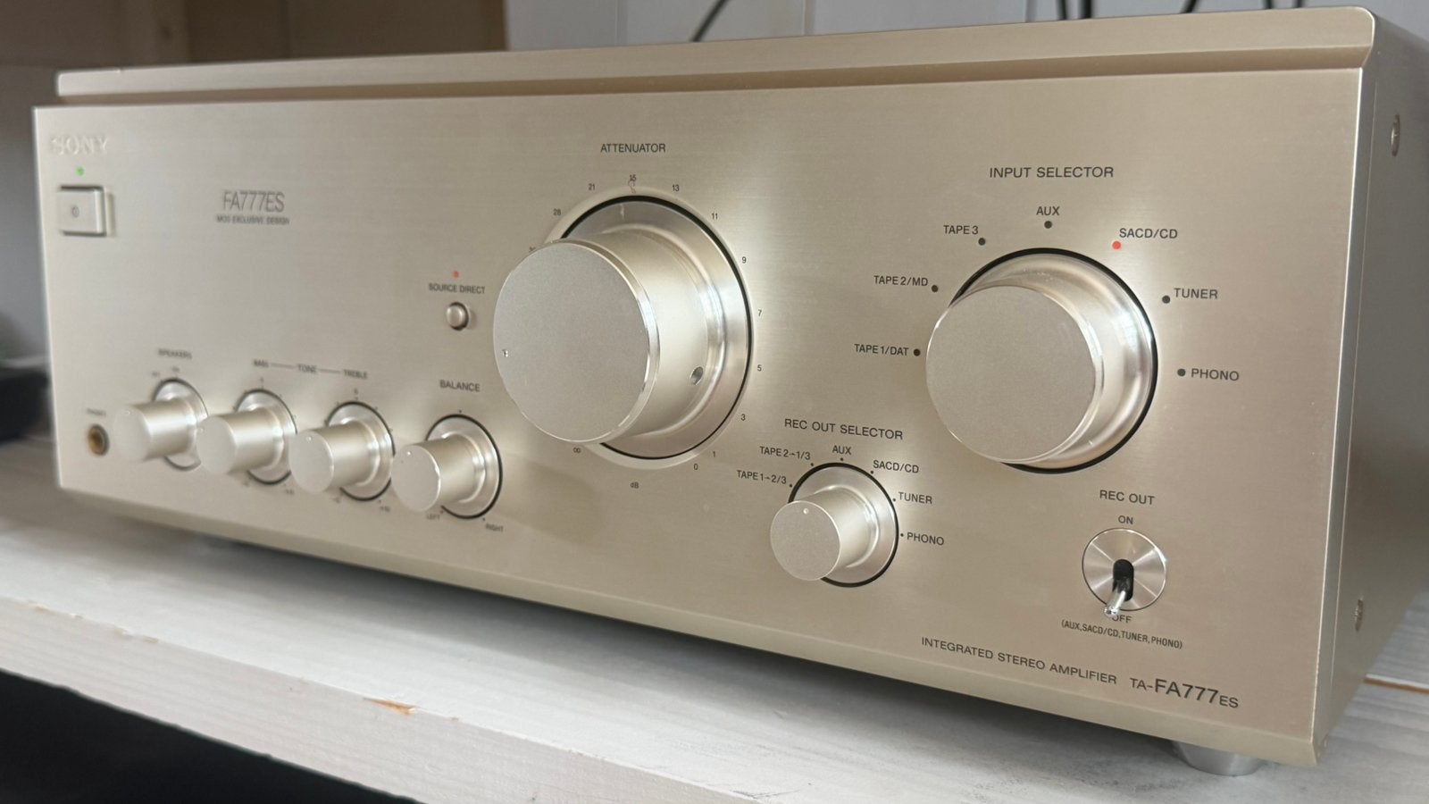 Sony ta-fa777es., Ophalen, Gebruikt, 60 tot 120 watt, Sony