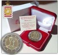 2 Euro Monaco 2019 - Prins Honore V - Doosje + Cert. - PROOF, Verzenden, Monaco, 2 euro, Losse munt