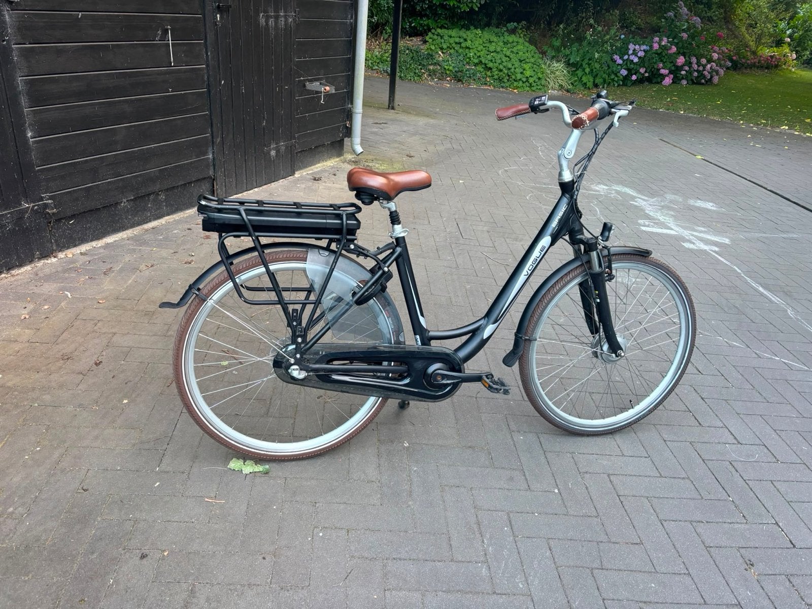 Vogue Basic E-bike Zwart 3 versnellingen, goede accu, Ophalen, Gebruikt, Overige merken
