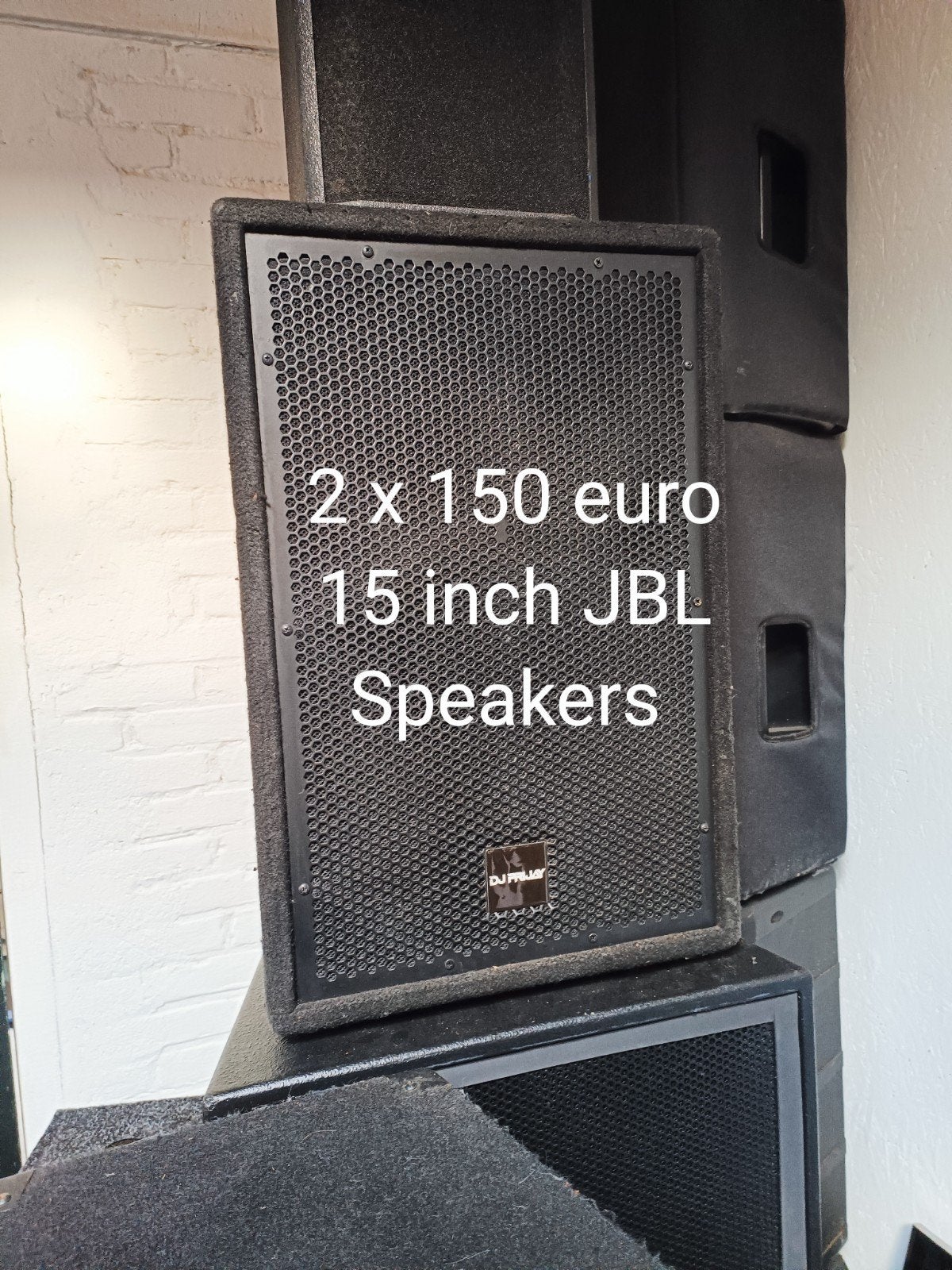 2 x JBL Electro Voice Speakerset 15 inch woofers, Audio, Tv en Foto, Luidsprekers, Gebruikt, JBL, Speakerset, Ophalen