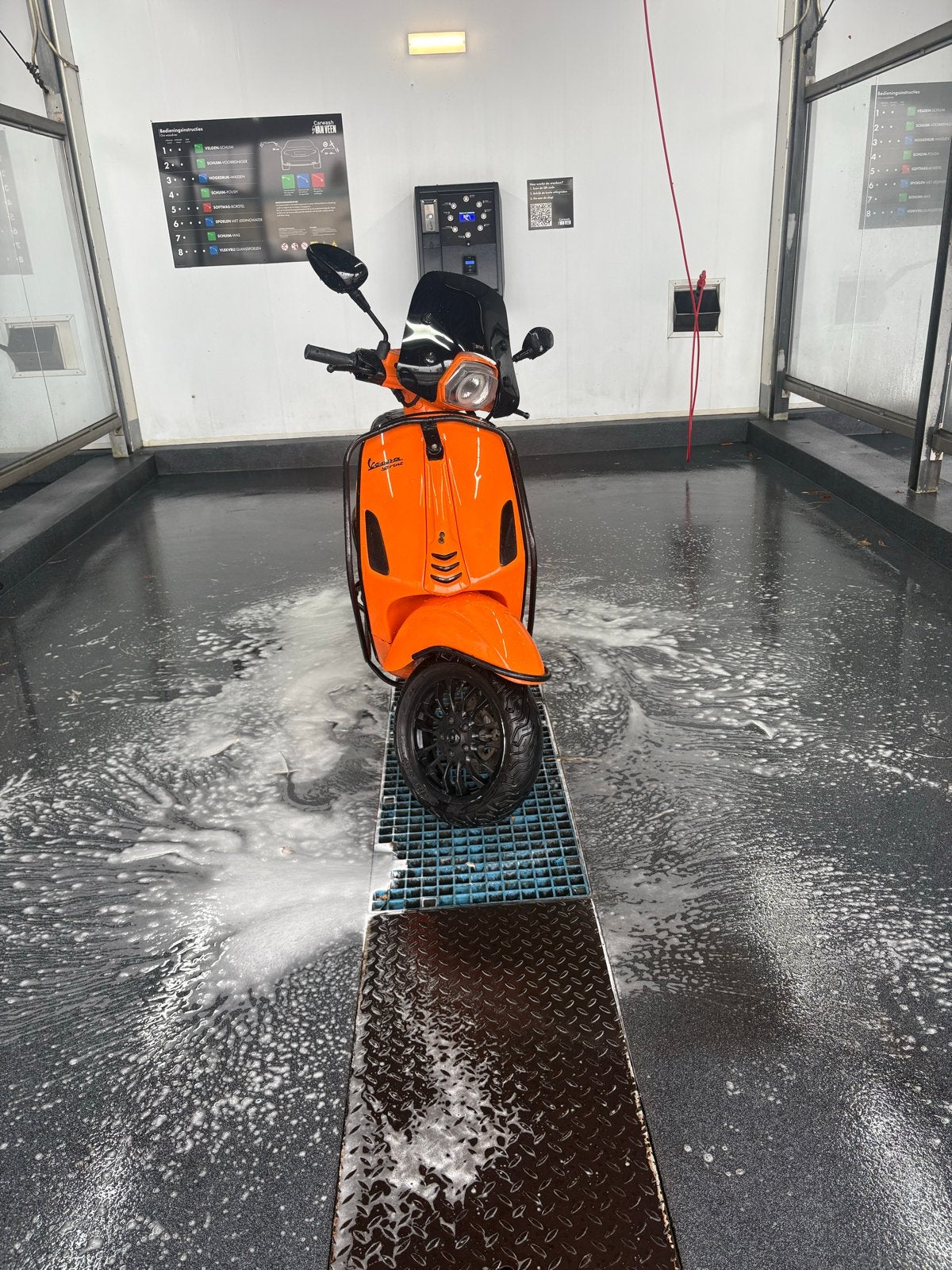 Vespa Sprint 2018 Oranje - Goed Onderhouden Scooter, Fietsen en Brommers, Ophalen of Verzenden, Gebruikt, Benzine
