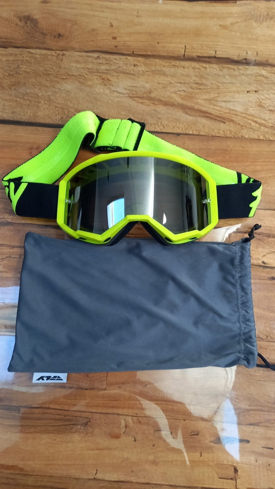 Fly Racing Goggles - Neon Geel, Heren, Overige typen, Nieuw zonder kaartje, Ophalen