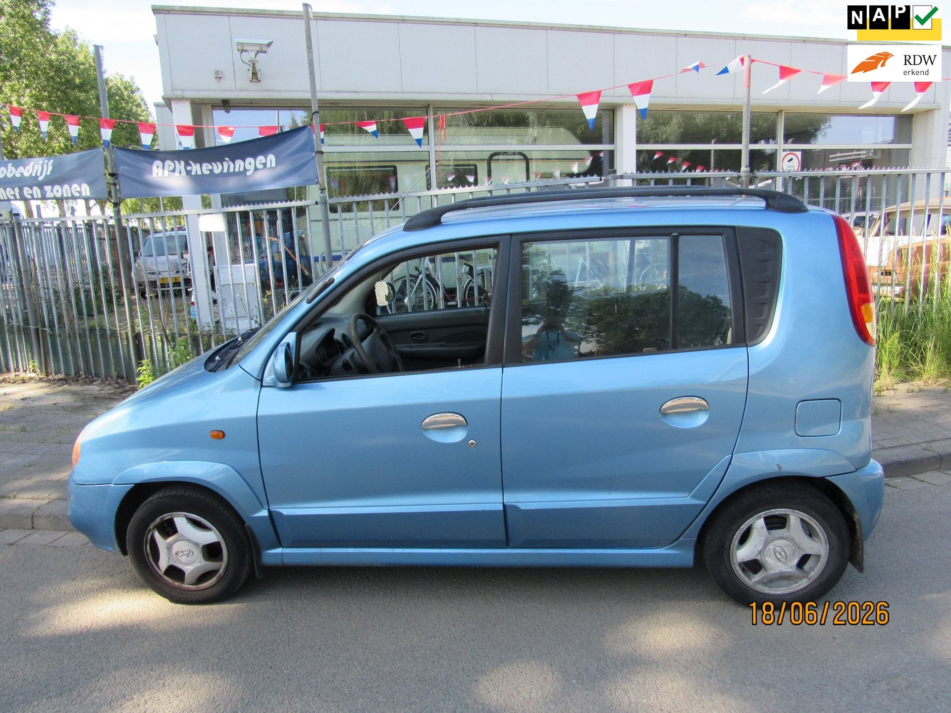 Hyundai Atos Multi 1.0i GLE met stuurbekrachtiging, Voorwielaandrijving, Gebruikt, 4 cilinders, Origineel Nederlands