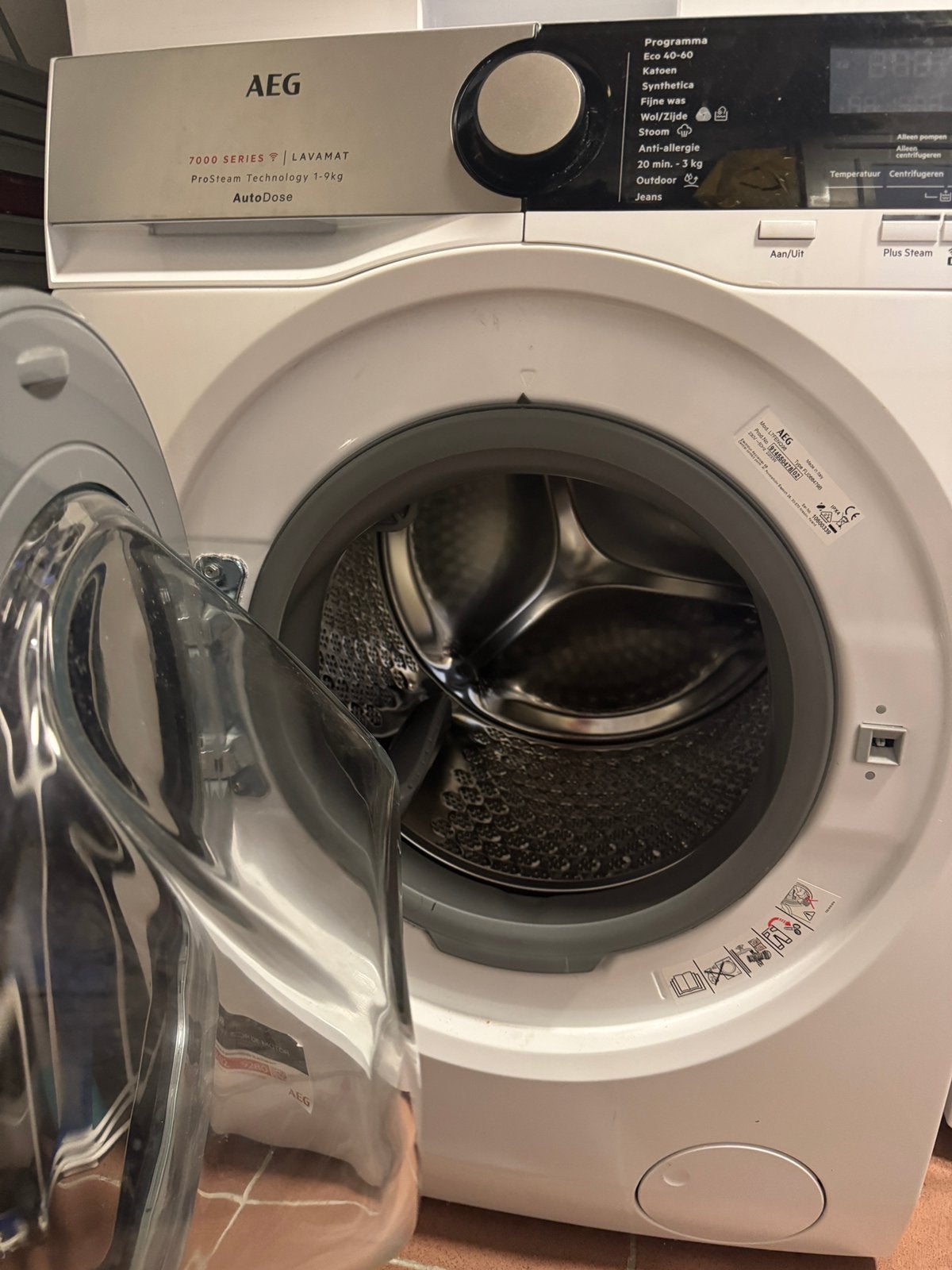AEG wasmachine te koop, Witgoed en Apparatuur, Ophalen, 1200 tot 1600 toeren, Gebruikt, Handwasprogramma