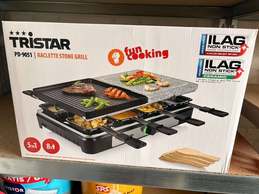 Nieuwe Gourmetstel en Steengrill - Fun Cooking!, Witgoed en Apparatuur, Gourmetstellen, Ophalen of Verzenden, Nieuw, 8 personen of meer