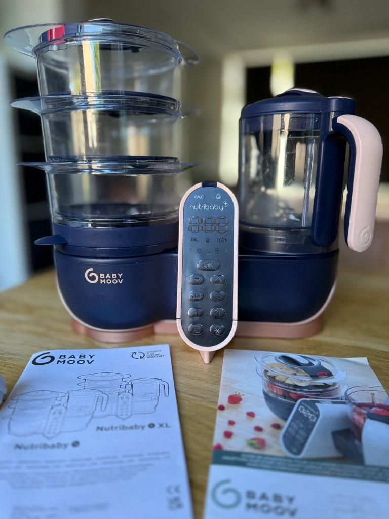 Babymoov 5-in-1 Keukenmachine Nutribaby XL zgan, Kinderen en Baby's, Babyvoeding en Toebehoren, Ophalen of Verzenden, Zo goed als nieuw