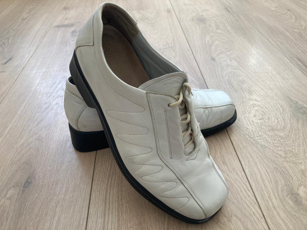 Durea Greenway witte veterschoenen,, maat 38, Kleding | Dames, Schoenen, Gedragen, Wit, Instappers, Ophalen of Verzenden