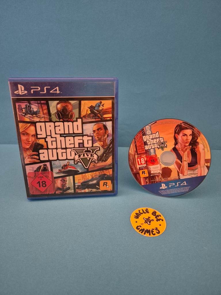GTA V, Spelcomputers en Games, Games | Sony PlayStation 4, Zo goed als nieuw, Avontuur en Actie, 3 spelers of meer, Vanaf 18 jaar