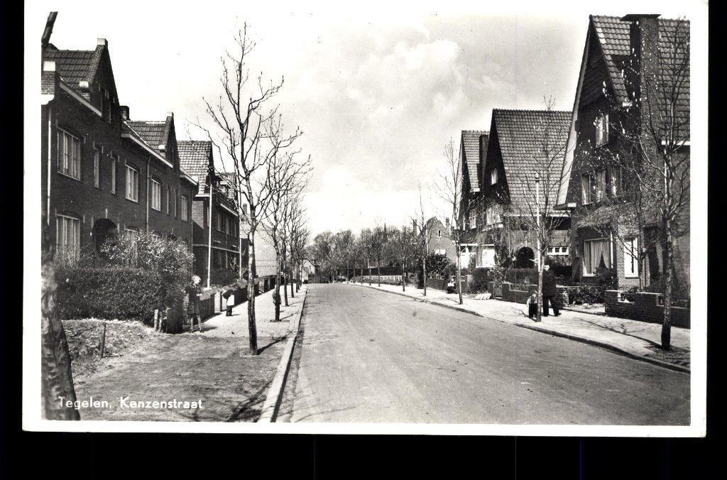 Tegelen (L.), Kenzenstraat, gelopen 1961, Verzenden, 1960 tot 1980, Gelopen, Limburg