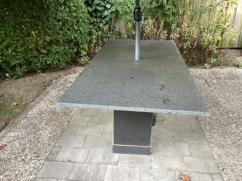 Marmeren tuintafel, Ophalen, Gebruikt, Rechthoekig, Overige materialen