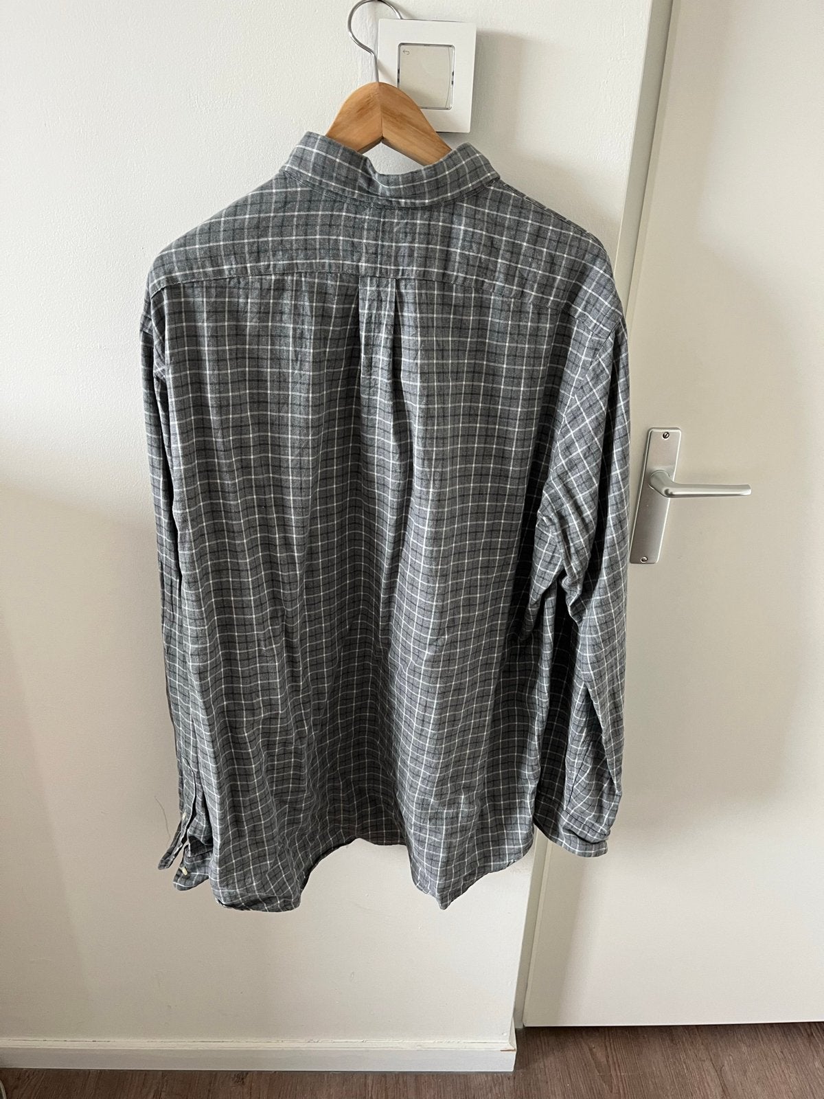 Polo Ralph Lauren Geruit Overhemd - Grijs, Maat XXL, Kleding | Heren, Overhemden, Ophalen of Verzenden, Gedragen, Grijs, Overige halswijdtes
