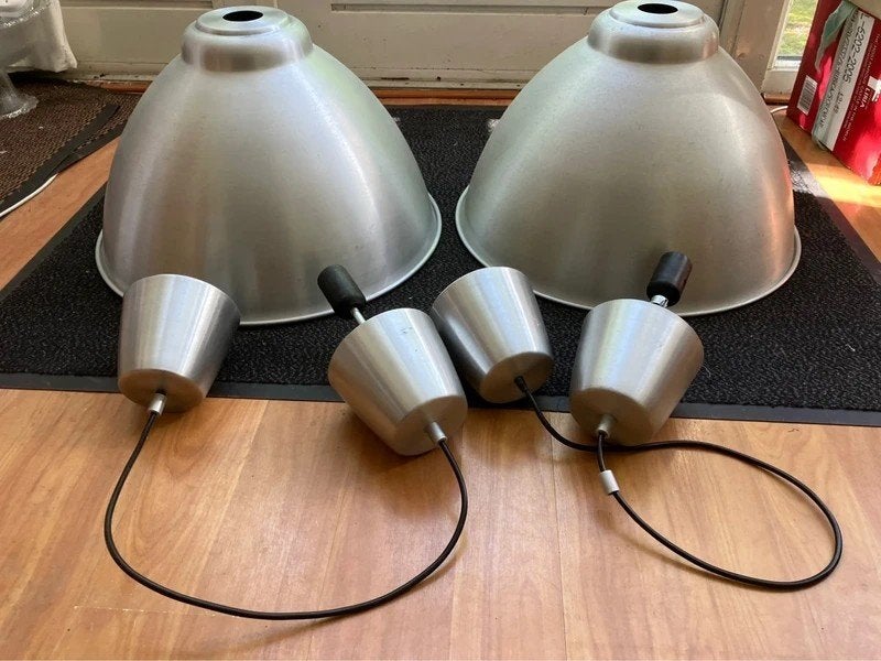 2 grote hanglampen, Huis en Inrichting, Lampen | Hanglampen, Ophalen of Verzenden, Zo goed als nieuw