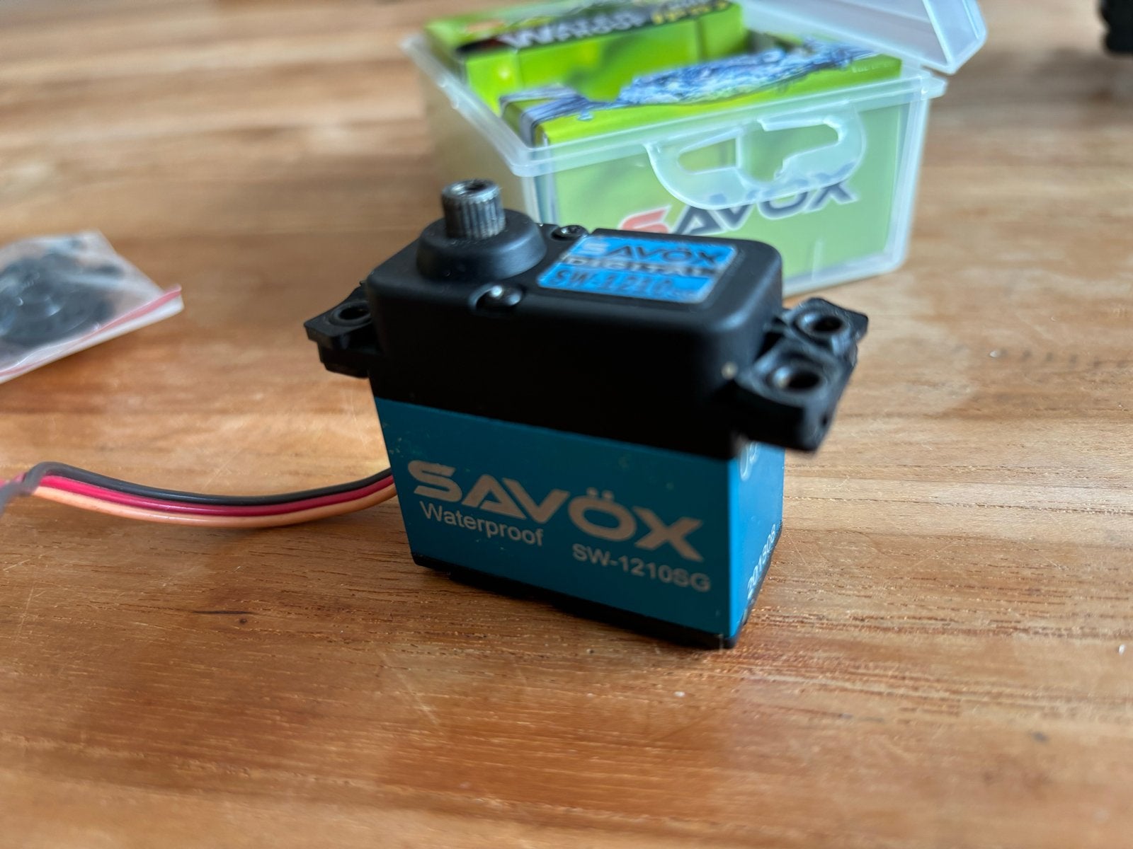 Savox SW-1210SG Waterdichte Stuurservo voor RC Auto's, Overige merken, Auto, Groter dan 1:32, Ophalen of Verzenden