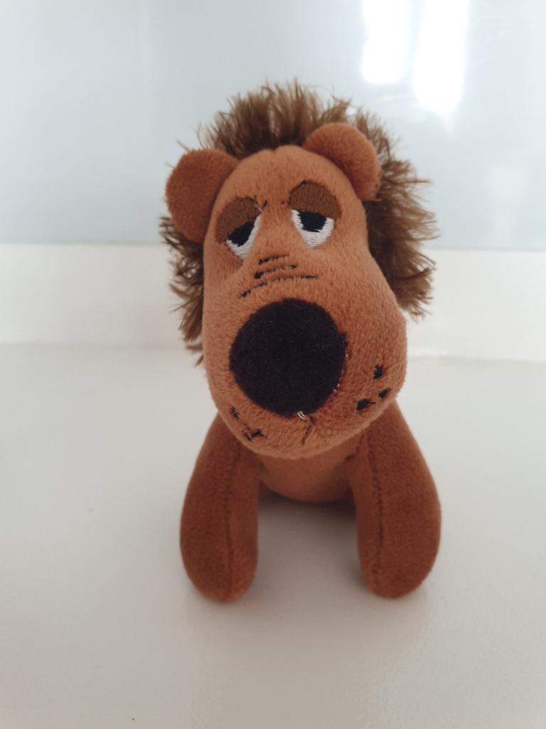Lieve Pluche Leeuwen Knuffel / Leeuwtje (13 cm), Ophalen of Verzenden, Zo goed als nieuw, Bruin, Leeuw